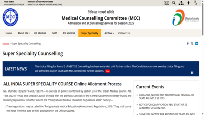 neet ss counselling schedule 2026
