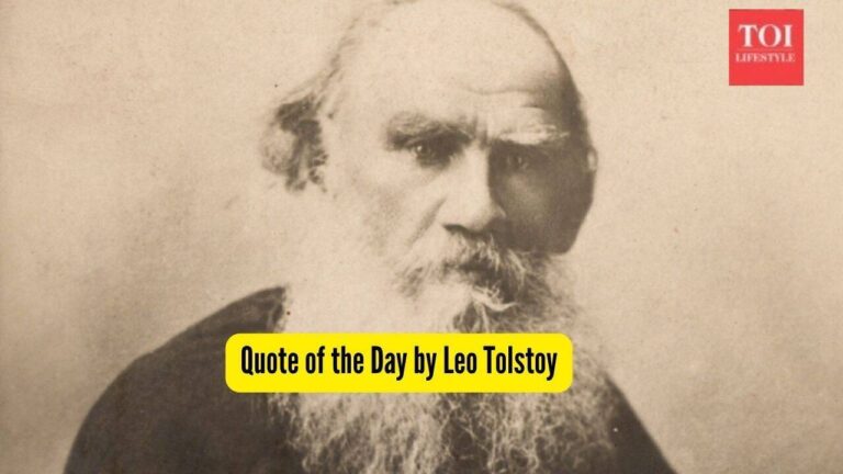 Leo Tolstoy Quote: Quote of the Day by Leo Tolstoy, “If you make it a habit not to blame others, you will feel the growth of the ability love in…”