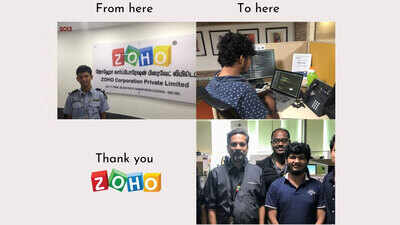abdul alim built a career at zoho