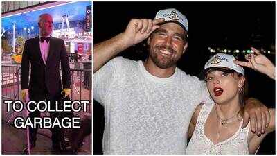 artist earns 1250 by selling cigarette butts bottle caps and an airpod collected outside taylor swift and travis kelces wedding 50 collectibles sell out in 24 hours