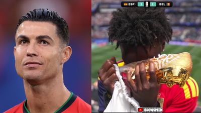 cristiano ronaldo gifts ishowspeed his game worn world cup boots after portugal39s fifa world cup