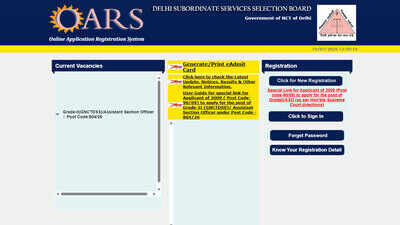 dsssb opens fresh applications for 606 aso vacancies