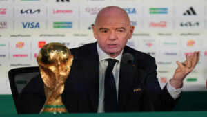 fifa39s infantino defends world cup ticket prices says fans 39should chill39 about ref denied us entry