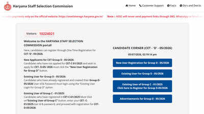 haryana hssc cet group d 2026 applications end today as registration window closes for eligible candidates statewide