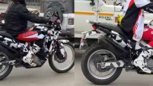 heros xpulse 421 spied testing upcoming re himalayan 450 rival