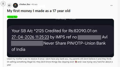 his parents thought he was doing something illegal then they discovered how the 17 year old earned money online