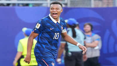 kylian mbapp of france scores 19th career world cup goal 1 behind golden boot rival messi
