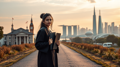 law graduate at crossroads