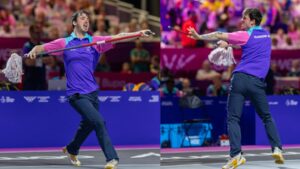 mop man at glasgow 2026 commonwealth games
