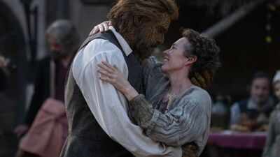 olivia colman falls for a husband made entirely of wicker