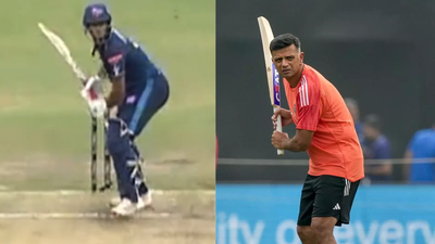 rahul dravid and samit dravid