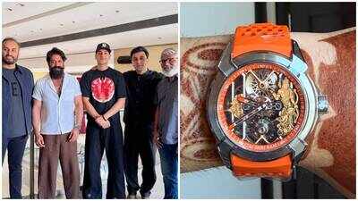 rishab rikhiram sharmas rs 3588 lakh jacob amp co ram janmabhoomi watch steals the spotlight as he poses with the ramayana team