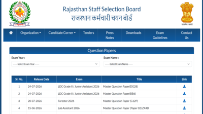 rssb ldc answer key 2026 released at rssbrajasthangovin