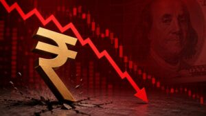 rupee tumbles against us dollar