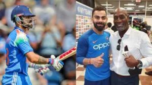 virat kohli equals viv richards