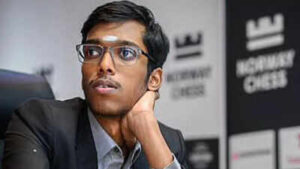 grand chess tour indian grandmaster praggnanandhaa ends rapid section as joint leader
