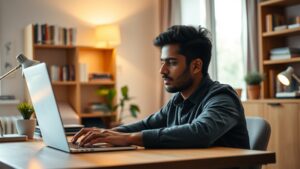 he quit his it job and earned nothing for 6 monthsthen built a 6300month freelance business