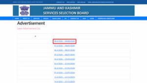 jkssb recruitment 2026