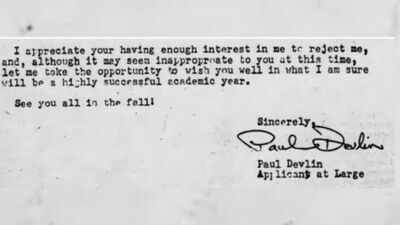 paul devlins letter