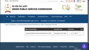 upsc cds 2 exam 2026