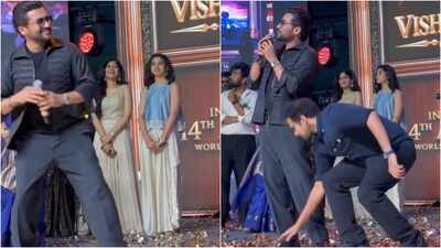 watch vishwanath amp sons director venky atluri pays respect to suriya on stage video wins hearts fb