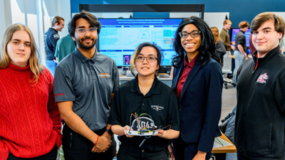 five indiana engineering students built a 12 hour wearable that helps visually impaired users detect obstacles beyond a cane or guide dog