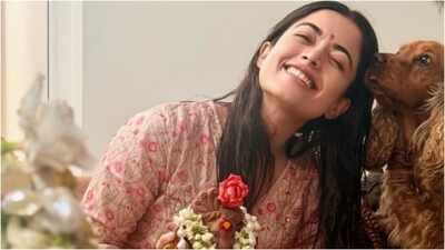 rashmika mandanna celebrates first ganesh chaturthi after marriage to vijay deverakonda fb