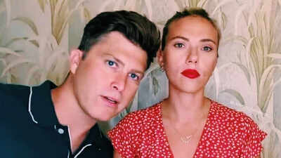 scarlett johansson and colin jost