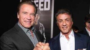 sylvester stallone has compared his decades long rivalry with arnold schwarzenegger to elon musks tesla battle