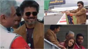 tamil nadu cm vijay flags off le mans race at silverstone trisha krishnan spotted fb