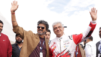 vijay and ajith at silverstone