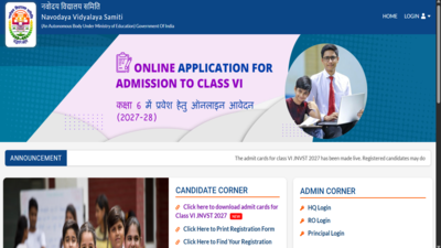 1793198603 jnvst class 6 admit card 2027