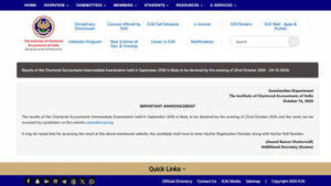 ca foundation result date 2026
