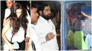 disha patani eknath shinde visit tiger shroffs residence after the firing incident in mumbais juhu area