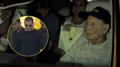 salim khan makes a rare public appearance with salma khan at granddaughter sipaaras first birthday salman khan sohail khan and arpita khan sharma join the celebration