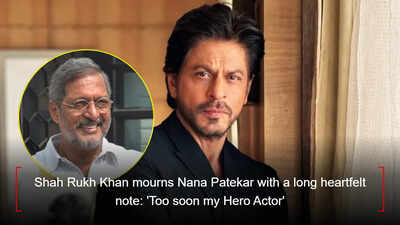 shah rukh khan mourns nana patekar in a long emotional note says he would shout at you first and then somewhere between the third or fourth insult you realised you were being hugged